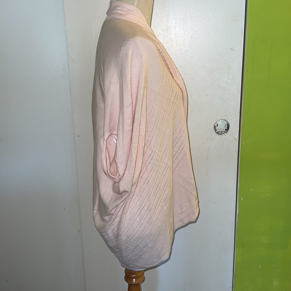Donna Karan xs pink cotton/modal sweater New With Tags - Picture 9 of 15